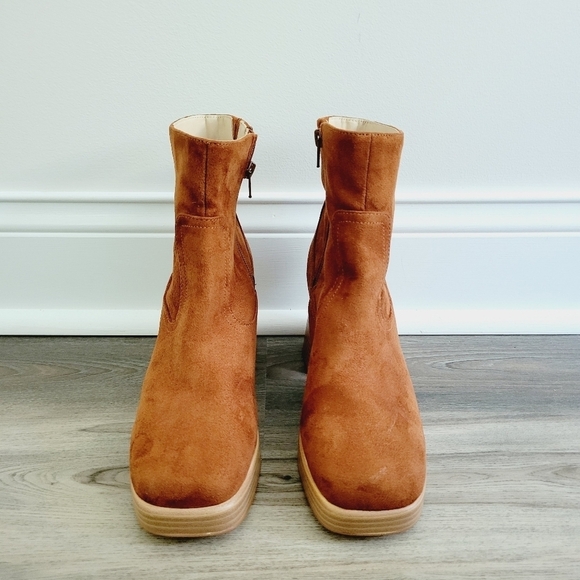 NEW BP Brown Ankle Boots - Picture 2 of 7